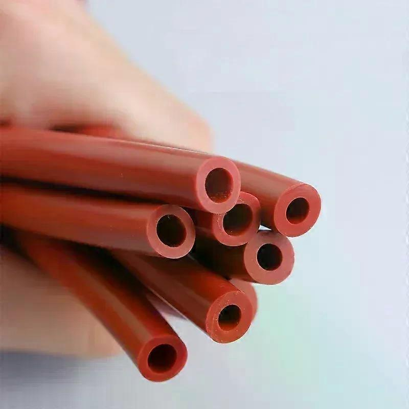 1 M Roter Silikonschlauch, Innendurchmesser 3–50 Mm, Flexibler Gummischlauch, Verdickt, Hitzebeständig, Für Luftpumpen