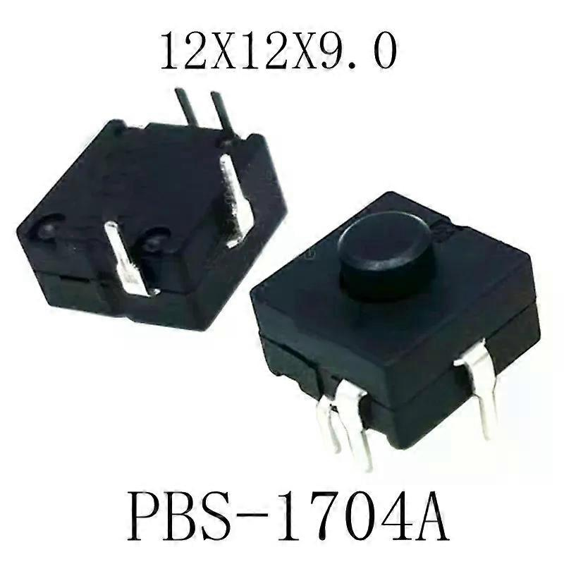 10 Stück Ein-/ausschalter 12 Mm X 12 Mm, Höhe 9 Mm, 4-polig, Dip, Ein-ein-ein-aus, Für Taschenlampen Und Elektrische Taschenlampen