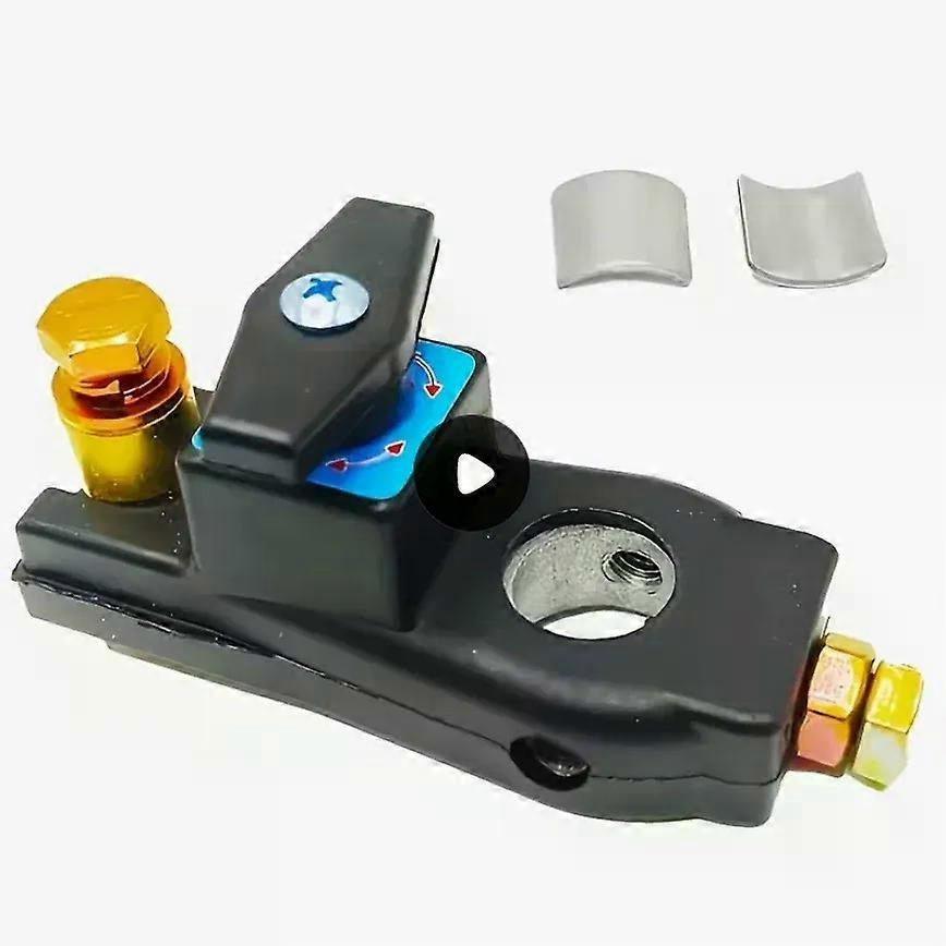12-24v Autobatterie-trennschalter, Messing-abschaltanschluss, Sofortiger 750a-strom Für Pkw, Lkw, Wohnmobile, Boote - Schwarz