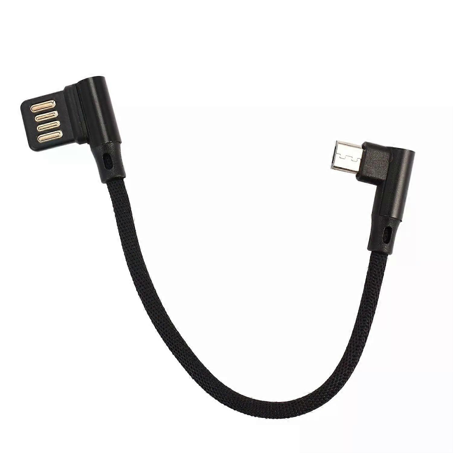 15 Cm Micro-usb 5-pin Rechtwinklig Auf Links Rechtwinklig 90 Grad Usb 20 Dual-winkel-daten- Und Ladekabel Für Tablet & Smartphone V8