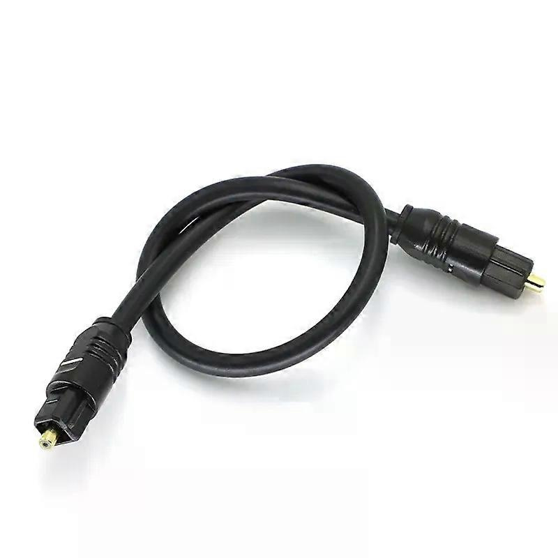18 Cm Langes, Superkurzes Digitales Audioausgangskabel (optisches Toslink-kabel, 40 Mm Außendurchmesser) Mit Vergoldetem Stecker. Hohe Qualität.