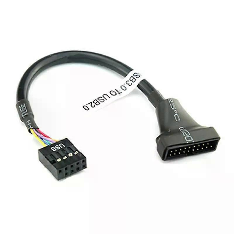 1er-pack Usb 30 Auf Usb 20 Adapterkabel, Computerkabel, Motherboard-kabel, 19-polig/20-polig (buchse) Auf 9-polig (stecker)