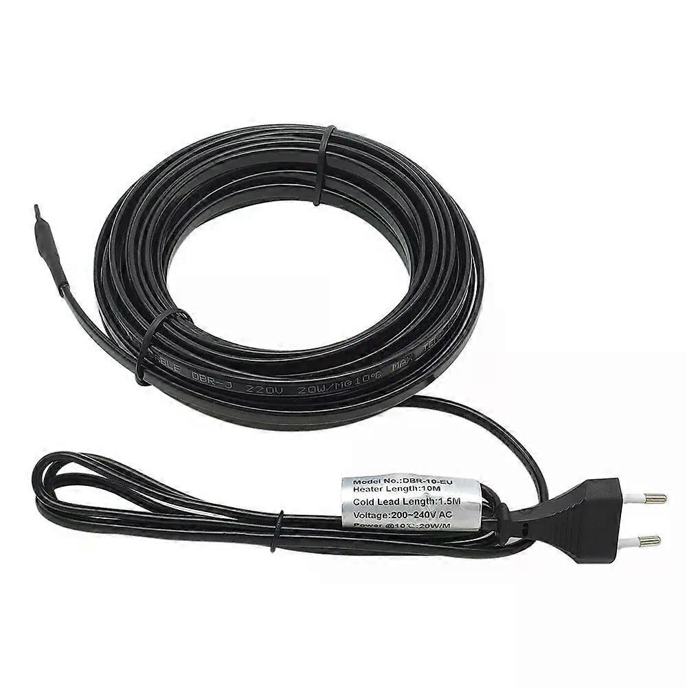 220-v-eu-stecker-netzkabel Mit Selbstregulierendem Heizkabel Für Wasserleitungen Zum Frostschutz, Für Reptilien Und Haustiere