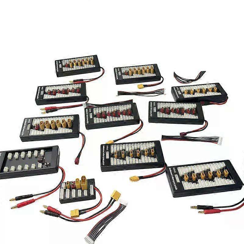2s-6s Lipo Parallel-ladeplatine Mit T-stecker Und Xt60-stecker Für Rc-akkuladegeräte B6ac A6 720i
