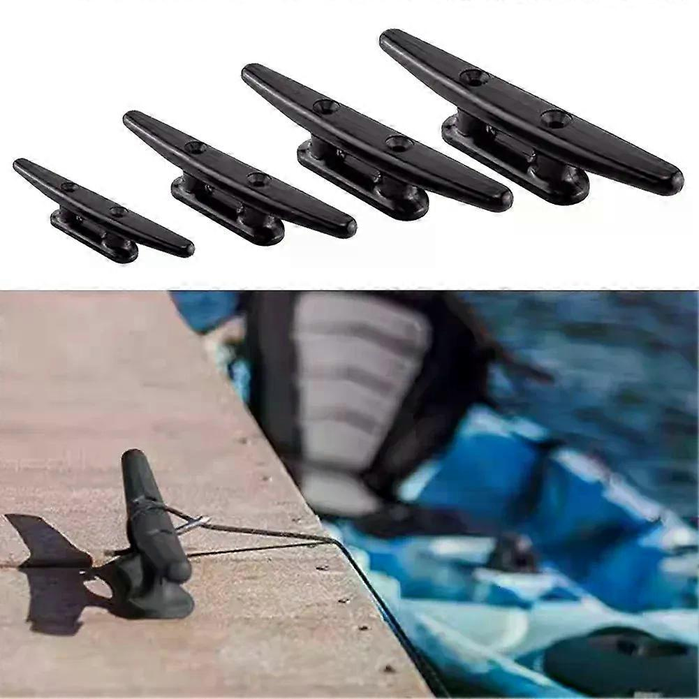 4/5/6/8 Nylon-kunststoff Polierte 2-loch-hardware Flache Klampen Für Boote, Deckseile, Yachtzubehör