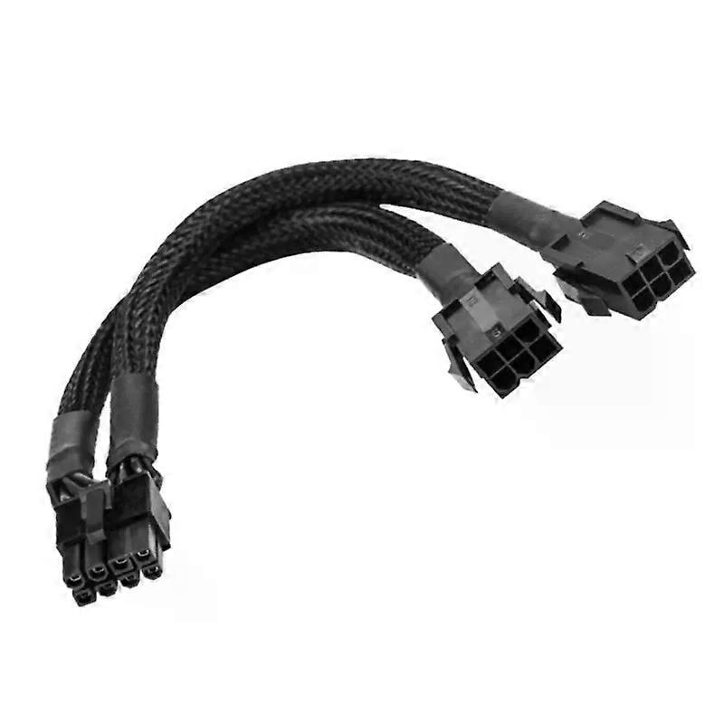 Flexibles Und Robustes 6-pin-auf-8-pin-konverterkabel Mit 18awg Pcie-anschluss Und Dual-6-pin-auf-8-pin-splitter