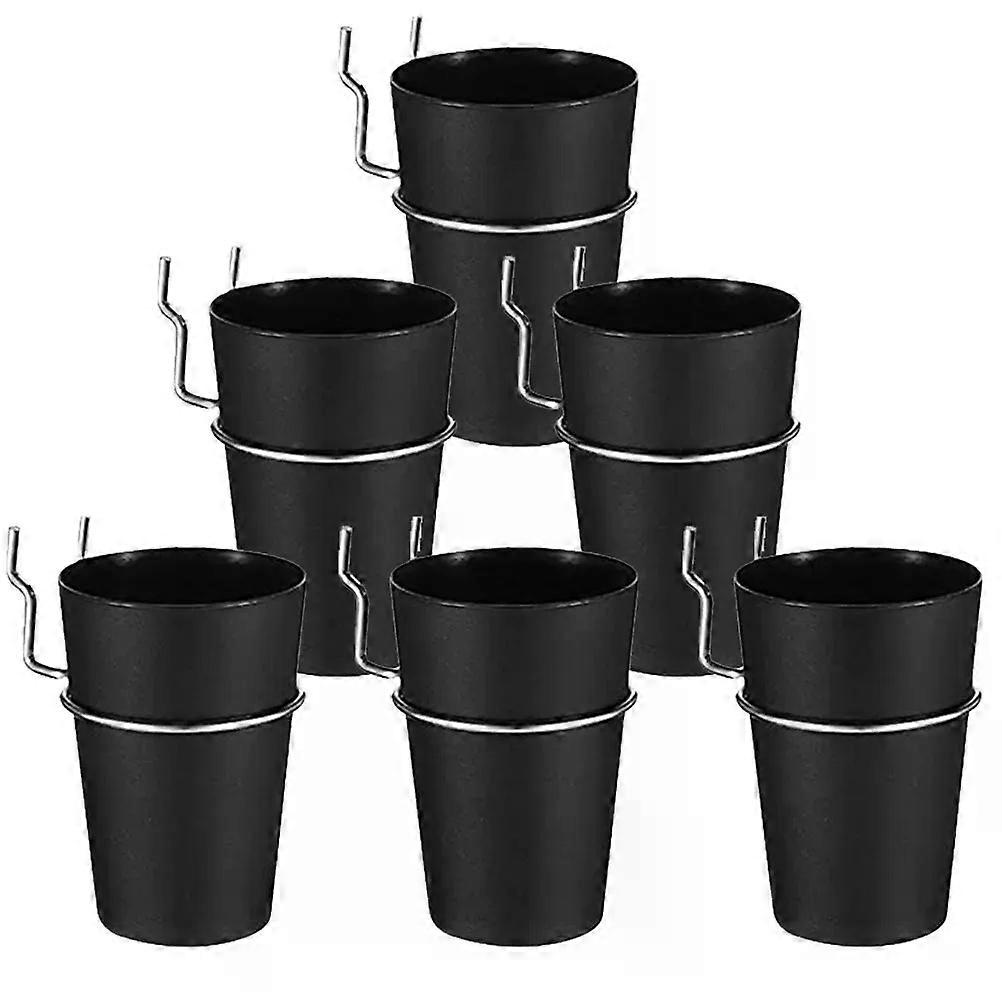 6er-set Lochwandbecher Haken Organizer Werkstatt Garage Werkbank Zubehör Befestigungsmaterial Aufbewahrungsset Lochwandband Organizer