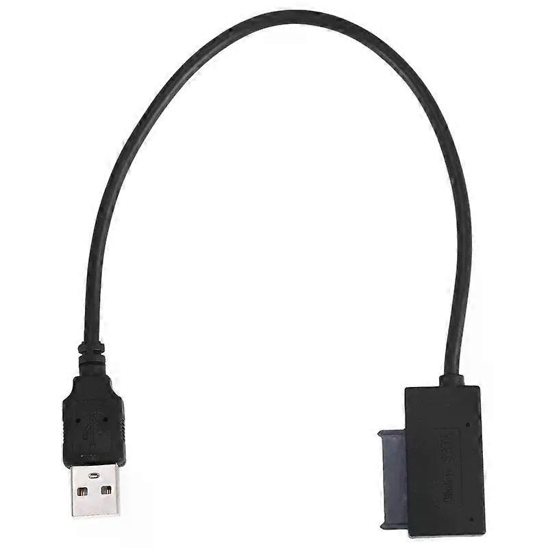 Au67-usb-adapter Pc 6p+7p Cd/dvd-rom Sata Zu Usb 2.0 Konverter Slimline Sata 13-pin Laufwerkskabel Für Pc Laptop Notebook