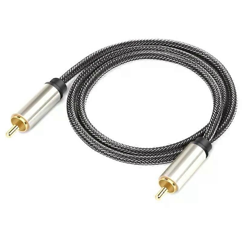 Digitales Koaxialkabel Mit 24-karat-vergoldeten Steckern (s/pdif, Rca-stecker Auf Rca-stecker) Für Heimkino, Hdtv Und Subwoofer