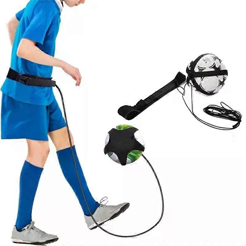 Fußball-kicktrainer Für Kinder – Verstellbarer Gurt, Trainingsgerät Mit Elastischem Seil Und Ballkontrollhilfe Für Das Jugendfußballtraining
