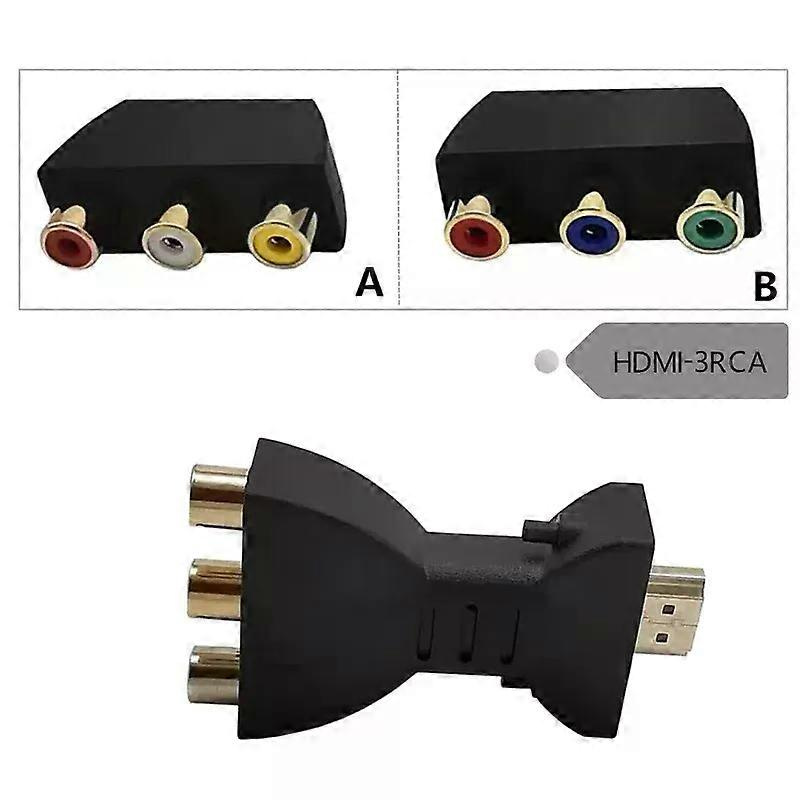 Hdmi-zu-av-konverterkabel – 3rca-composite/component-adapter Für Ps2/dvd/crt-tv (rot-weiß-gelb & Rgb-videoausgang)