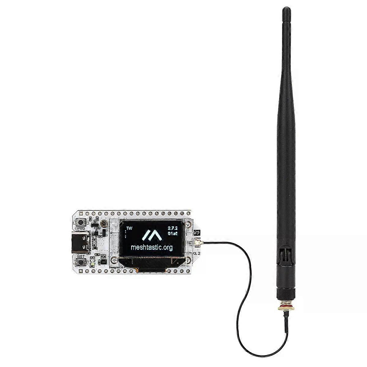 Heltel Esp32 Lora V3 Entwicklungsboard Mit Oled-display, Lora-antenne, Sx1262 Lora V3-geräten Für Meshtastic Wi-fi Und Bluetooth