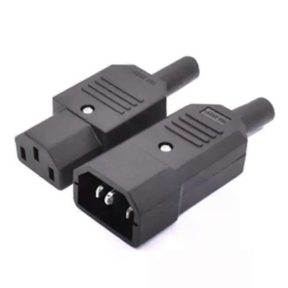 Iec 320 C14 Stecker Auf C13 Buchse Pc Computer Elektroauto Reiskocher Netzadapter Ac 250v 10a