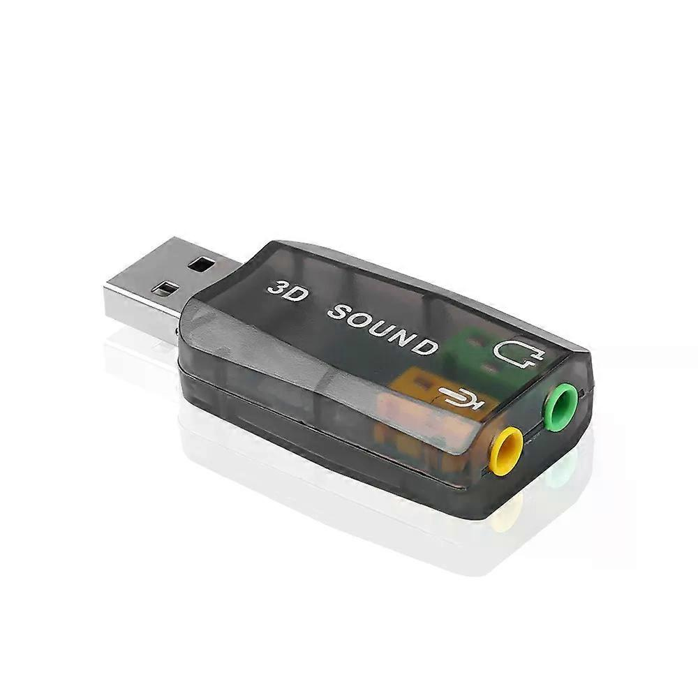 Mini-usb-auf-3,5-mm-mikrofon-/kopfhöreranschluss-stereo-headset-3d-soundkarten-audioadapter-neue Lautsprecherschnittstelle Für Laptops