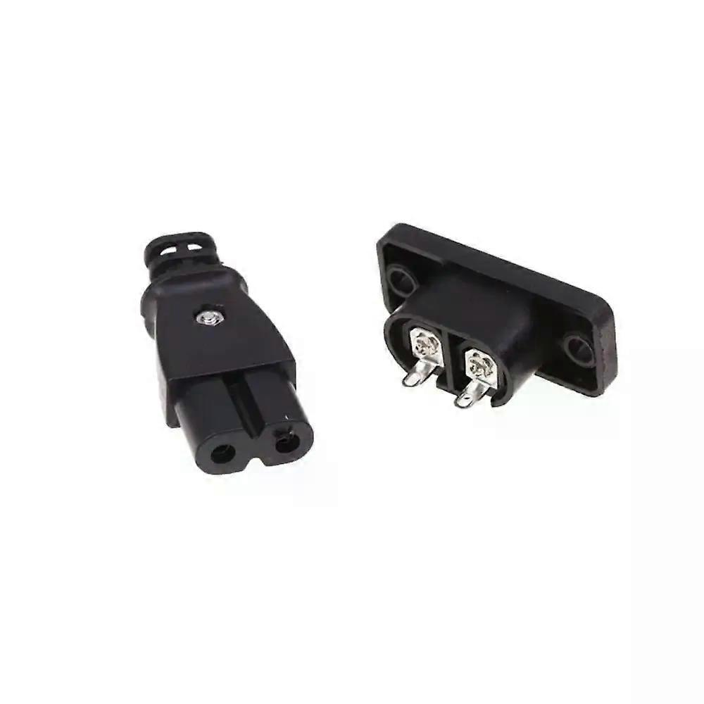 Netzsteckerbuchse, Abnehmbare C8-steckerbuchse, Netzkabel, 8-förmige Steckdose, Wechselstrom 25 A 250 V, 8-förmiger Stecker, Kabel