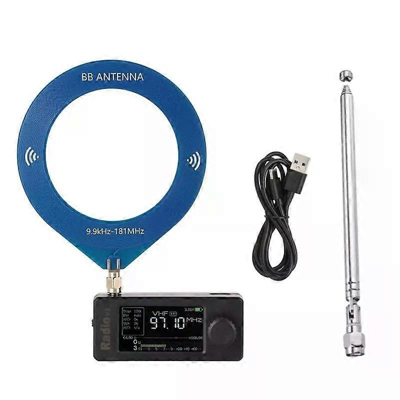 Neues Ats-mini V3 Abs-gehäuse Si4732 Taschenradio Ssb Lsb Usb Am Fm Radioempfänger Esp32s3 Mit Kopfhörerverstärker Hi-z