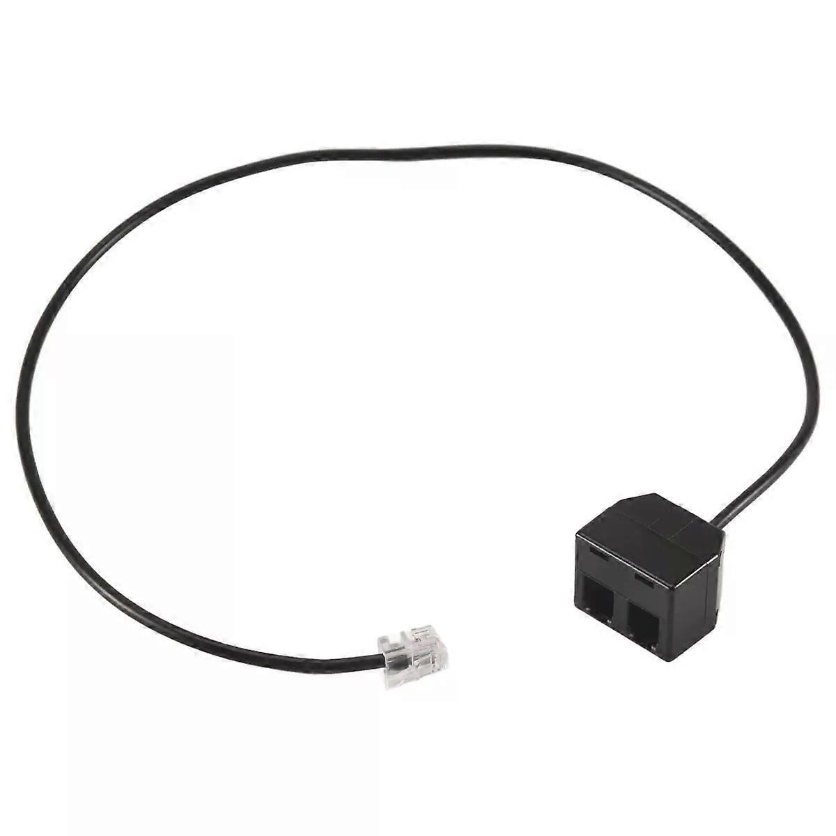 Rj9 4p4c Stecker Auf Zwei Buchsen Telefonadapterkabel