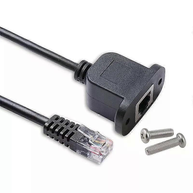 Rj11 Rj12 6p6c Buchse Einbau Auf 6p6c Stecker Verlängerungskabel