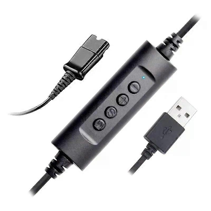 Schnellkupplungskabel Für Headsets (qd-kabel) Auf Usb-adapterkabel Mit Lautstärkeregler (usb-qd-headset-adapterkabel-zubehör)