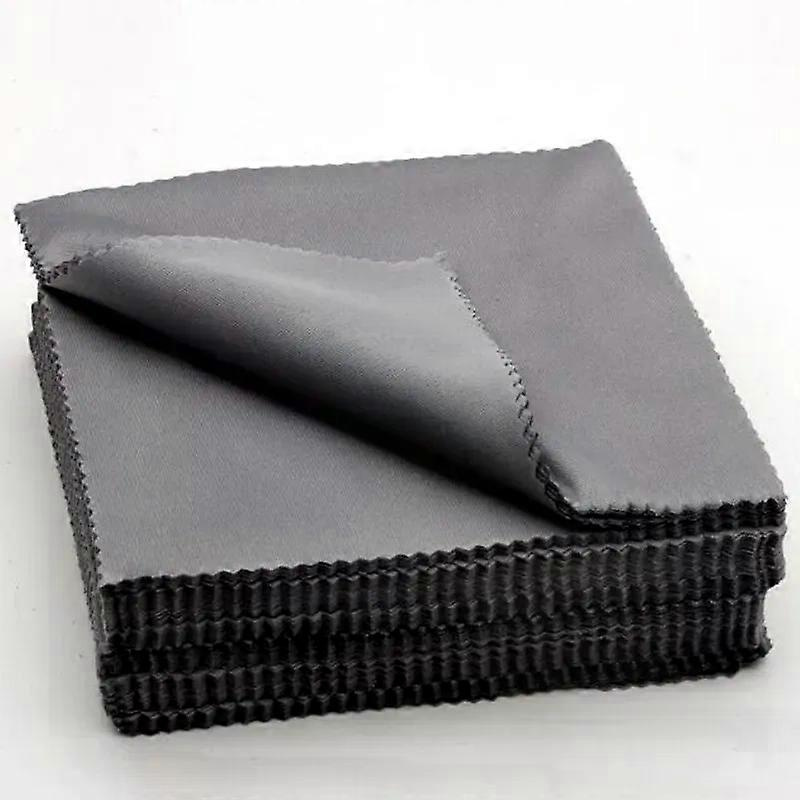 Schwarzes Mikrofaser-brillenreinigungstuch 13 X 13 Cm, Zubehör Für Brillengläser
