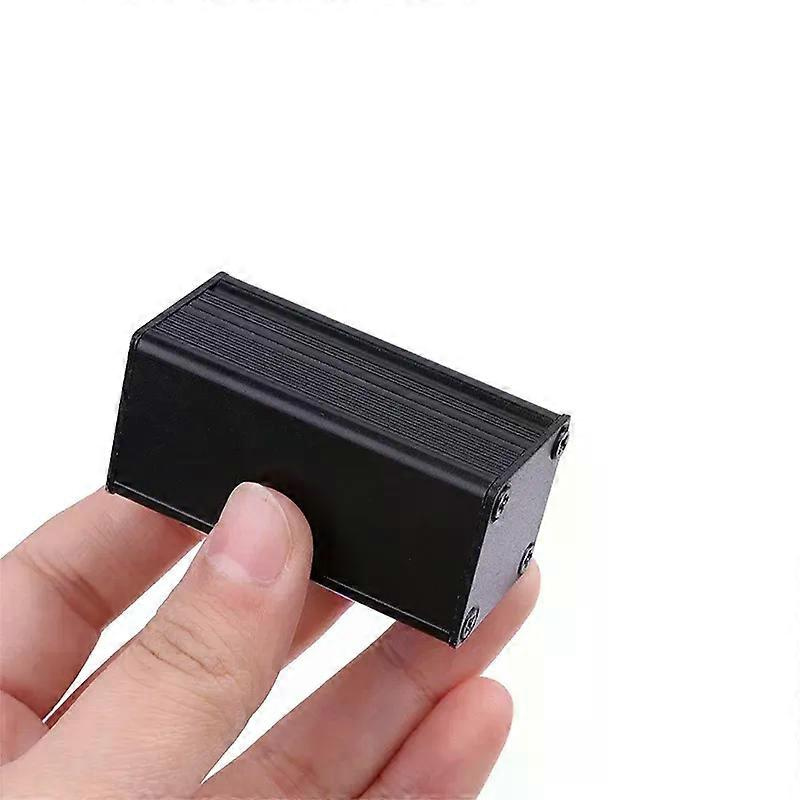 Schwarzes Aluminiumgehäuse, Diy-extrusionsgehäuse Für Elektronikprojekte, 50 X 25 X 25 Mm, Für Netzteile