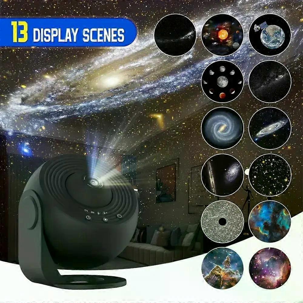 Sternenhimmel-galaxie-projektor, Nachtlicht, 360° Drehbare Planetariumslampe, Heim-, Schlafzimmer- Und Hochzeitsdekoration, Stimmungsvolle Atmosphäre