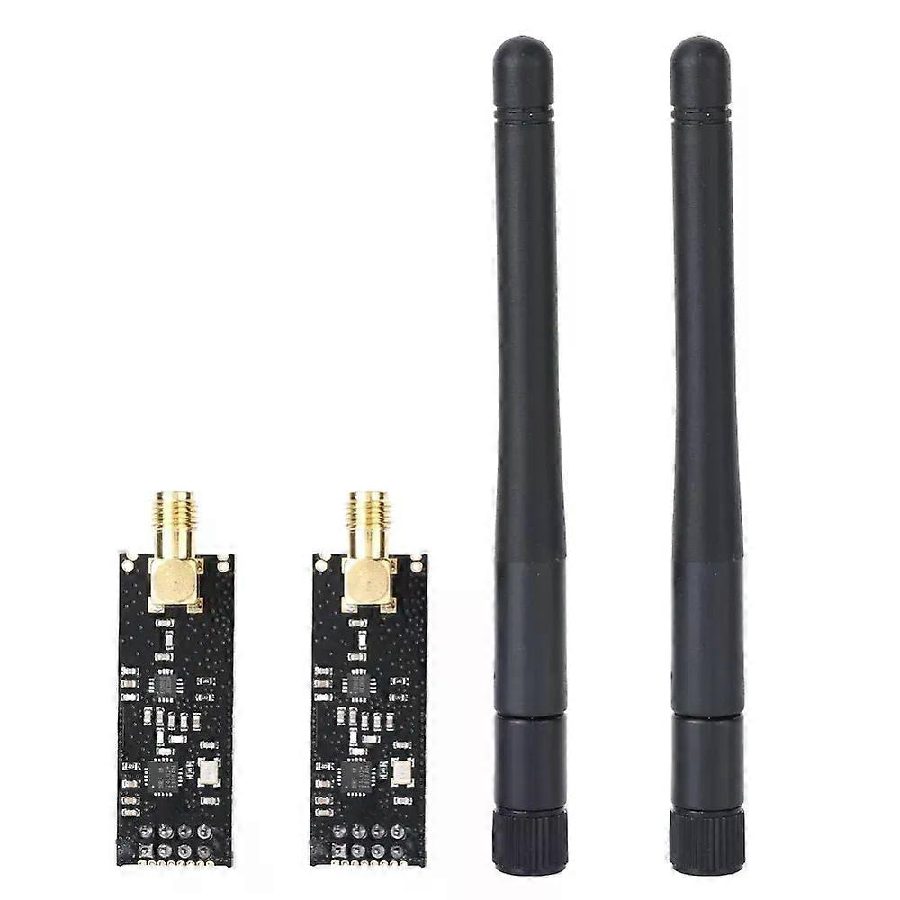 Stück 24g Nrf24l01+pa+lna Transceiver-modul Mit Sma-antenne, Langstrecken-transceiver-kommunikationsmodul, 1100 M