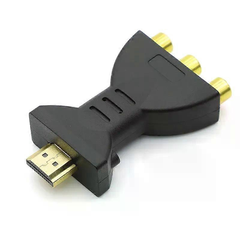1 Stück Adapter Für Hd-tv-boxen (hd 1080p) – Rca Av Auf Hdmi-kompatibler Composite-adapter (hdmi-stecker Auf 3 Rca-video-/audioanschlüsse)