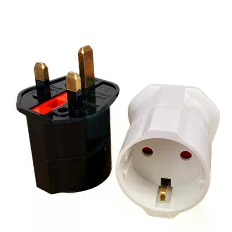 1 Stück Europäischer 2-pin-auf-3-pin-steckeradapter Für Reisen Und Versand