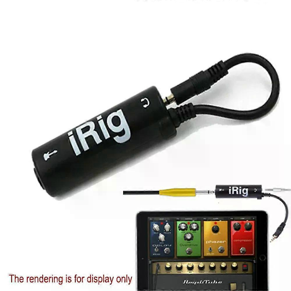 1 Stück Irig Gitarren-interface-konverter Mit 35-mm-audiokabel, Geringem Hintergrundrauschen, Hoher Klangtreue, Mattierter Und Kratzfester Oberfläche