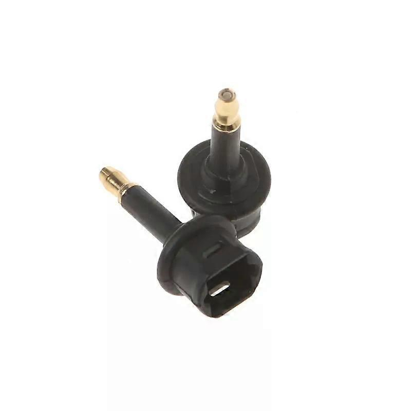 2 Stück Toslink-buchse Auf 35-mm-mini-audiostecker-digital-optischer Adapter