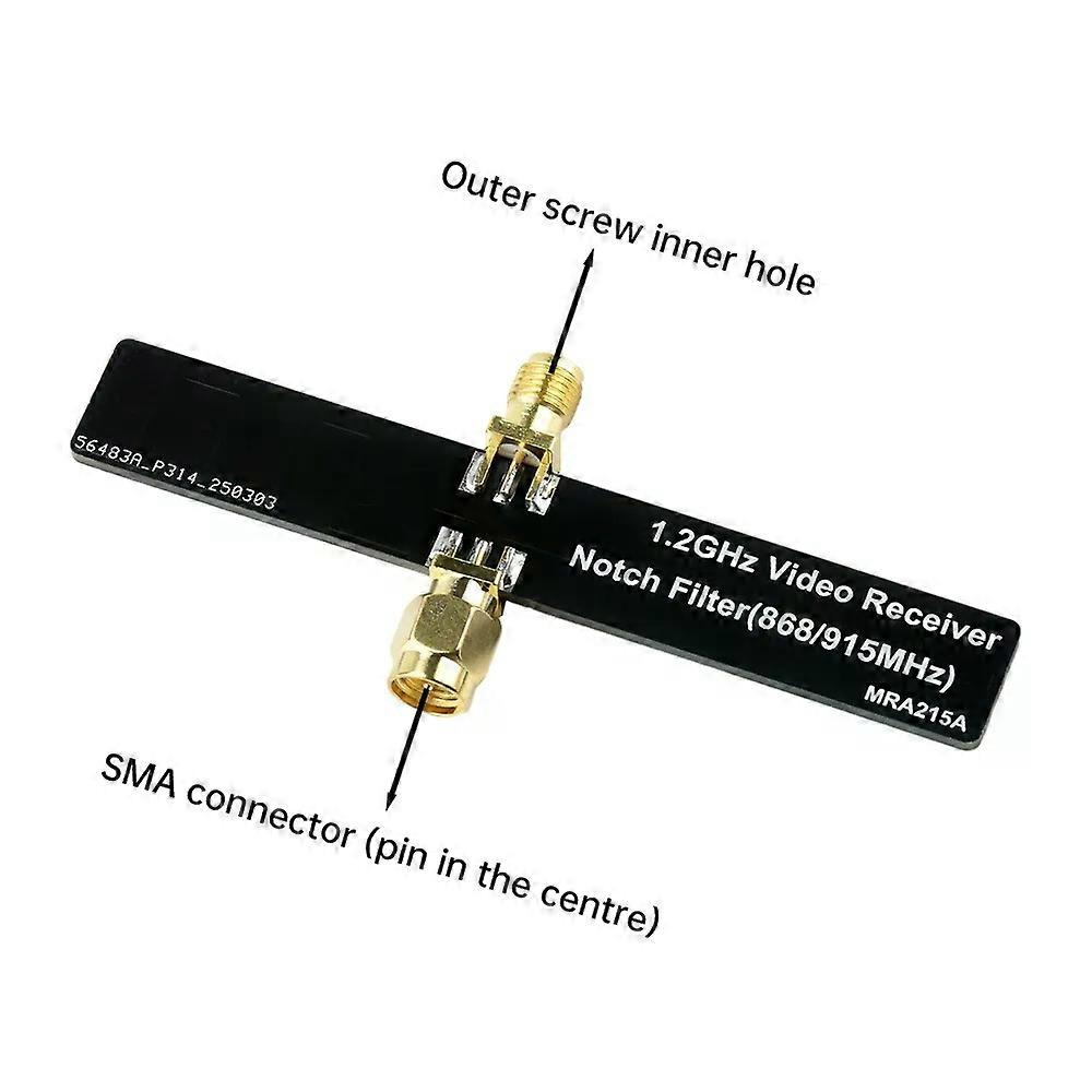 Filter Tbs 12 Ghz Notch Fpv 13g Bildübertragung Vrx Notch Anschluss Bandpassfilter