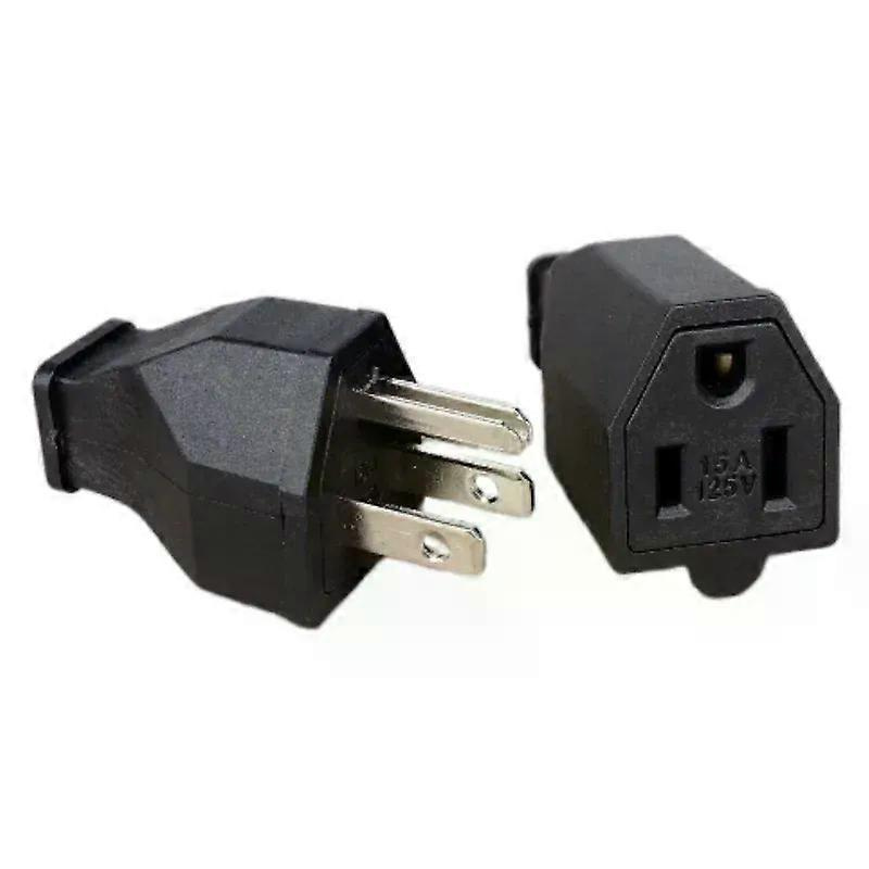 Us-amerikanischer 3-poliger Industrie-wechselstromstecker, Wiederverwendbar, Mit Kabeladapter Und Verlängerungskabel, 15 A