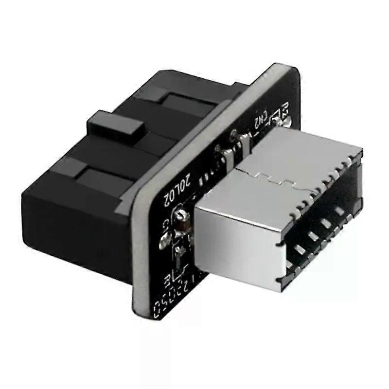 Usb 30 Typ-e Buchse Auf 19-pin Stecker Adapter Für Internen Motherboard-anschluss - Vertikaler Header-splitter Für Typ C