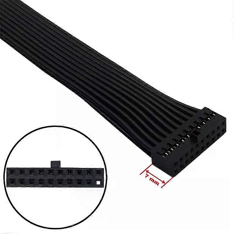Usb-30-header-verlängerungskabel, Flaches Profil, Interner 19/20-pin-header-extender, Motherboard-adapter, 150 Cm