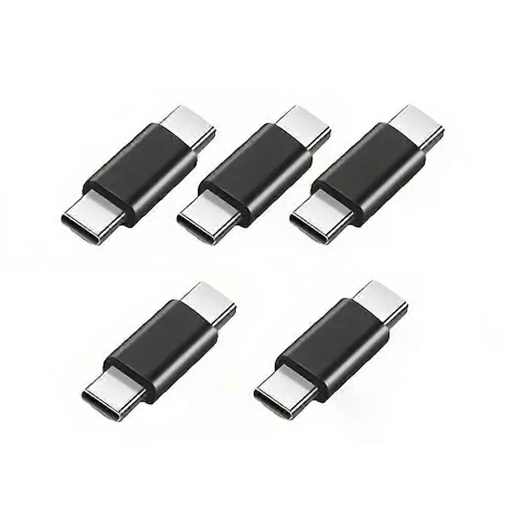 Usb-c-stecker Auf Stecker Adapter Usb Typ C Koppler Verlängerung Unterstützt Pd 5 Gbit/s Für Thunderbolt 4/3 Macbook Pro/air Laptop Smartphones
