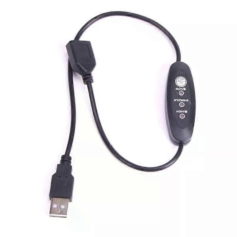 Usb-temperaturregler 5v-12v Heizungsthermostat, 3-stufig Einstellbar, 24w