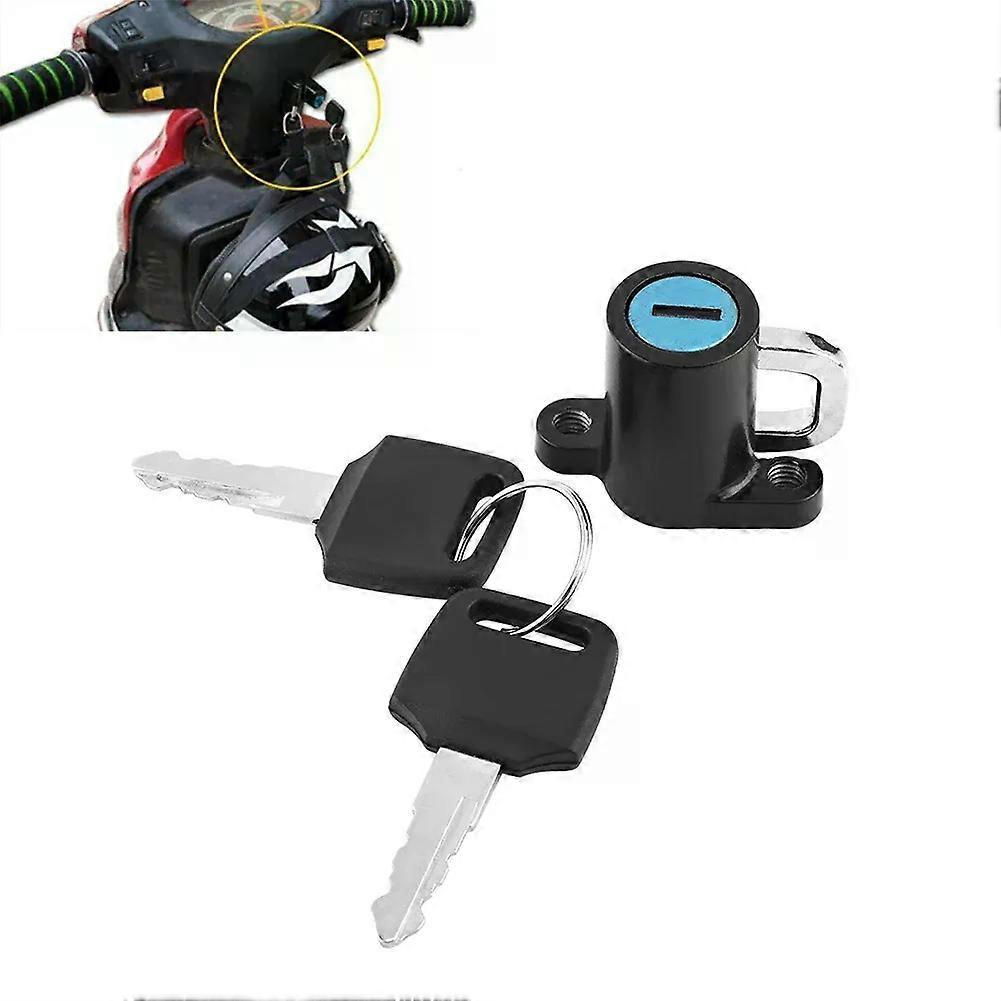 Universelles Motorradhelmschloss Mit Aufhängehaken Und 2 Schlüsseln Aus Aluminiumlegierung