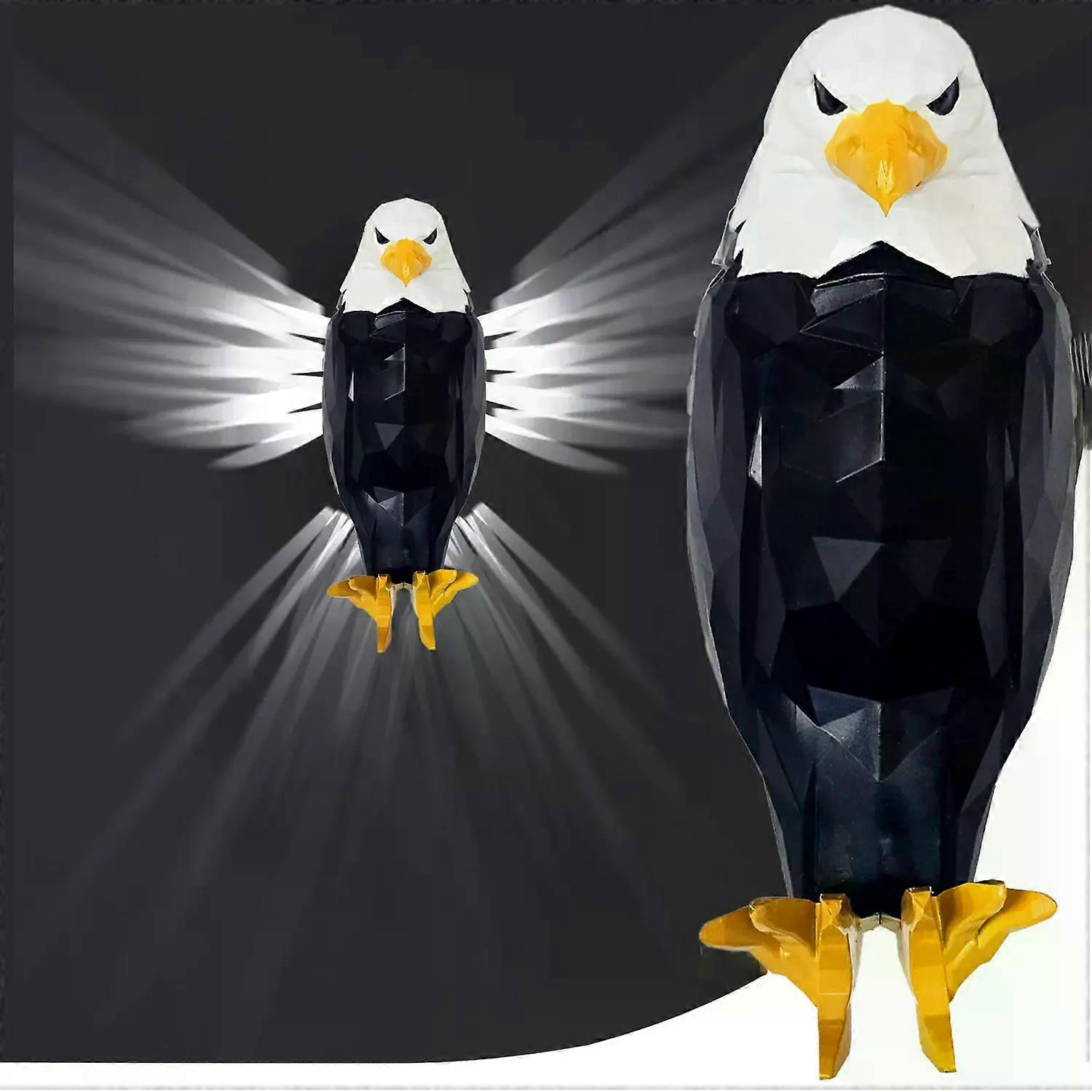 Wandleuchte „weißkopfseeadler“, Wandmontage, Adlerlampe Für Schlafzimmer, Wohnzimmer, Flur, Batteriebetrieben