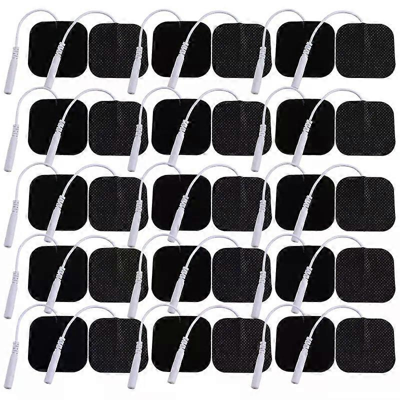 5 X 5 Cm Große, Selbstklebende Ersatz-elektrodenpads Aus Vliesstoff Für Elektrische Ems-massagegeräte (elektroden) – Physiotherapie