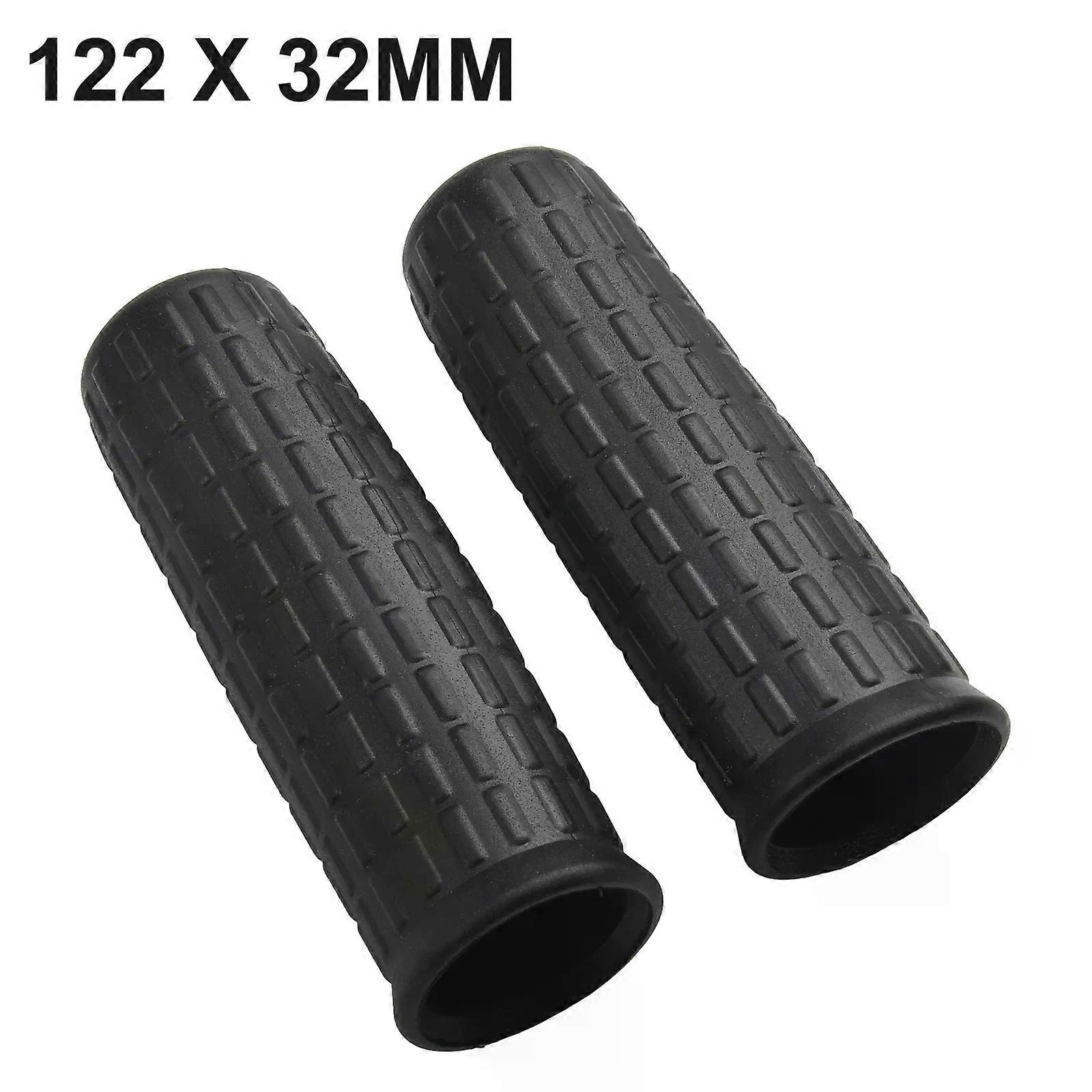 2 X Schubkarrengriffe 30/32 Mm Universalgriffe Für Schubkarren, Runde Rohre, Schwarze Ersatzgriffe, Kunststoff-trolleygriff