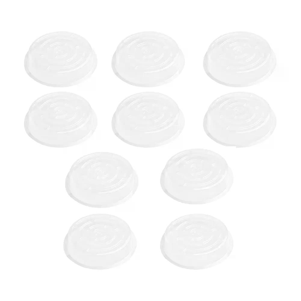 10 Stück 6/8/10 Zoll Blumentopfmatten, Untersetzer, Tropfschalen, Runde, Transparente Behälter Für Drinnen Und Draußen, Gartenbedarf