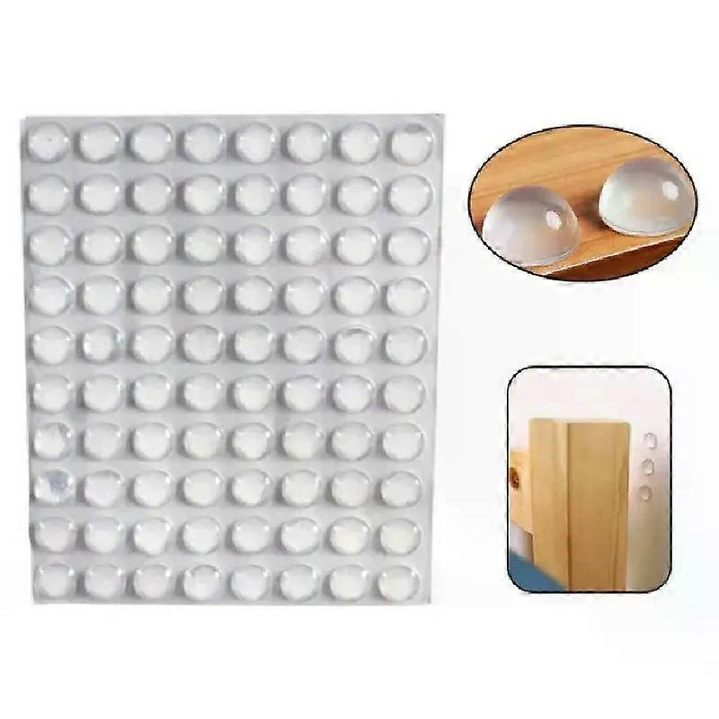100 Stück Transparente, Selbstklebende, Runde Silikon-gummipuffer, Weiche, Rutschfeste Stoßdämpfer-fußpads