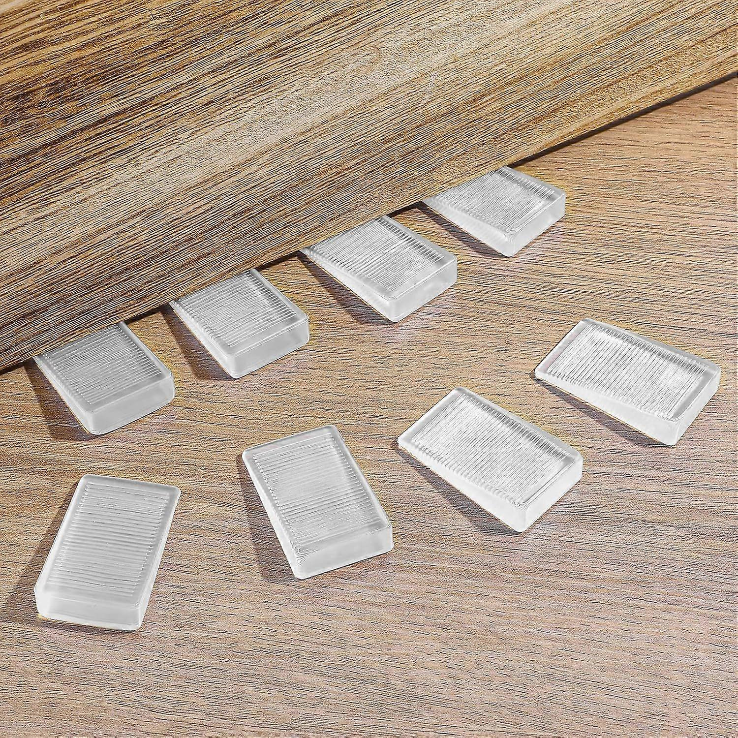 Mabor 8-teiliges Set Möbelnivellierer Für Unebene Böden, Kunststoffkeile Zum Ausgleichen Von Toilettenfüßen, Transparente Tischkeile, Verstellbare Blöcke, Möbelkeile, Dreieck
