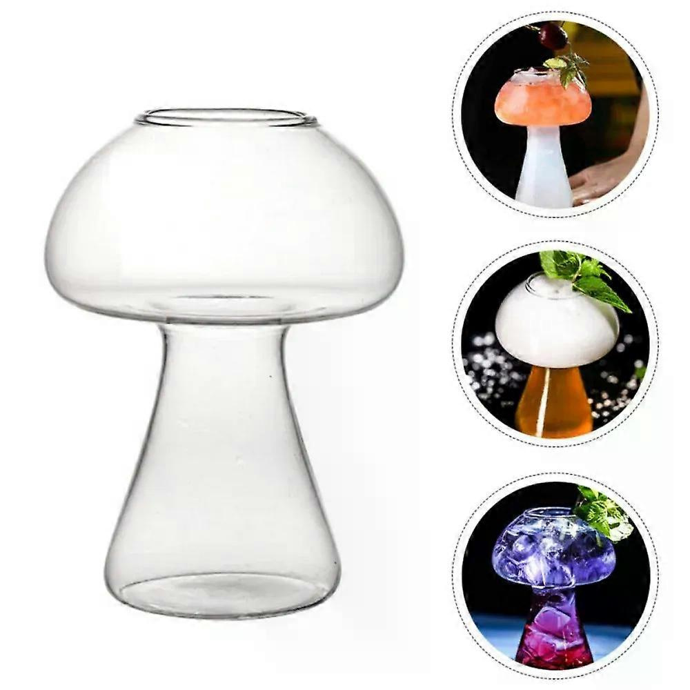 Pilzförmiger Becher, 250 Ml, Glasbecher, Schnapsglas, Bierglas, Cocktailglas, Origineller Getränkebecher, Bar-, Restaurant- Und Küchenzubehör