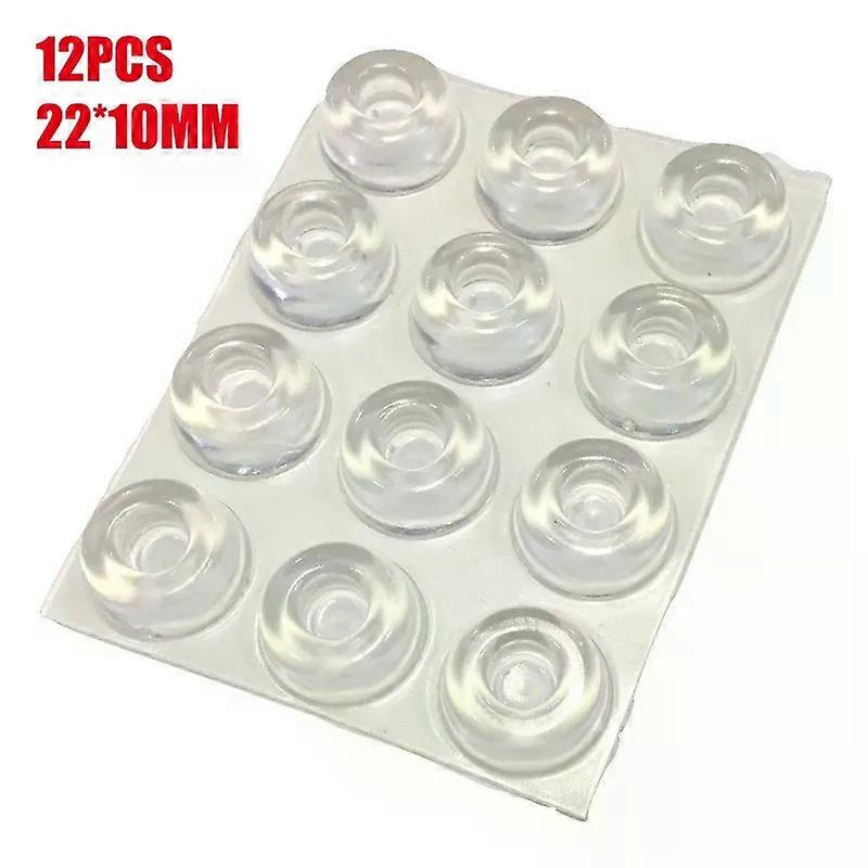 Transparente Pvc-anprallschutzmatte, Transparenter Selbstklebender Türstopper, Gummipuffer, Schrankschutzmatte Aus Silikon, Möbelschutz
