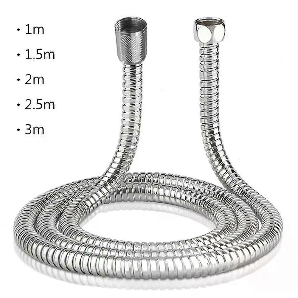 Flexibler Edelstahl-duschschlauch, Badezimmerschlauch, 1-3 M