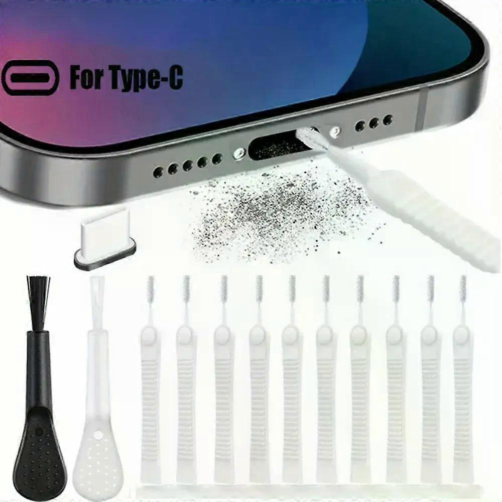 13-teiliges Staubschutz-set Für Handylautsprecher, Geeignet Für Usb-c-ladeanschlüsse Von Xiaomi Und Samsung (typ C).