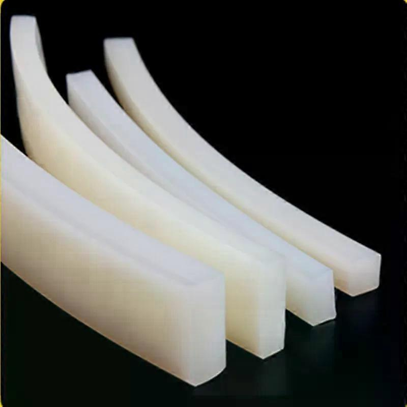 5 Mm X 5 Mm/10 Mm/15 Mm/20 Mm/30 Mm Hochtemperaturbeständige Dichtungsleiste Aus Vollsilikonkautschuk