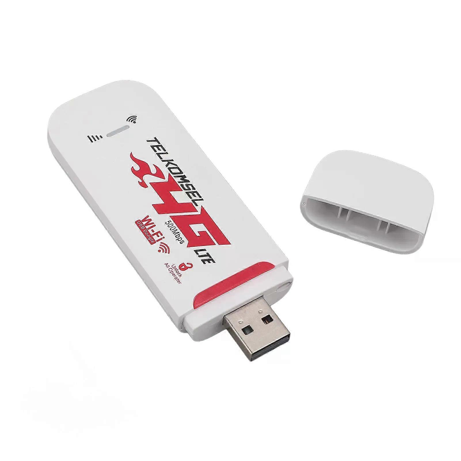500 Mbit/s 4g Lte Usb-modem-dongle-router Mit Sim-kartensteckplatz, Tragbarer Reise-wlan-hotspot-router Für Europa, Asien, Ozeanien Und Afrika